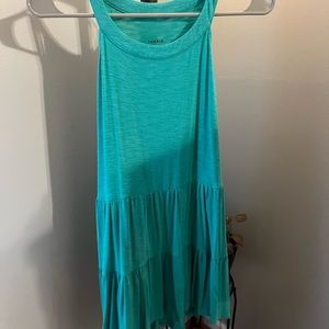Ruffle tunic tank
